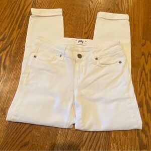 Paige white women skinny jeans